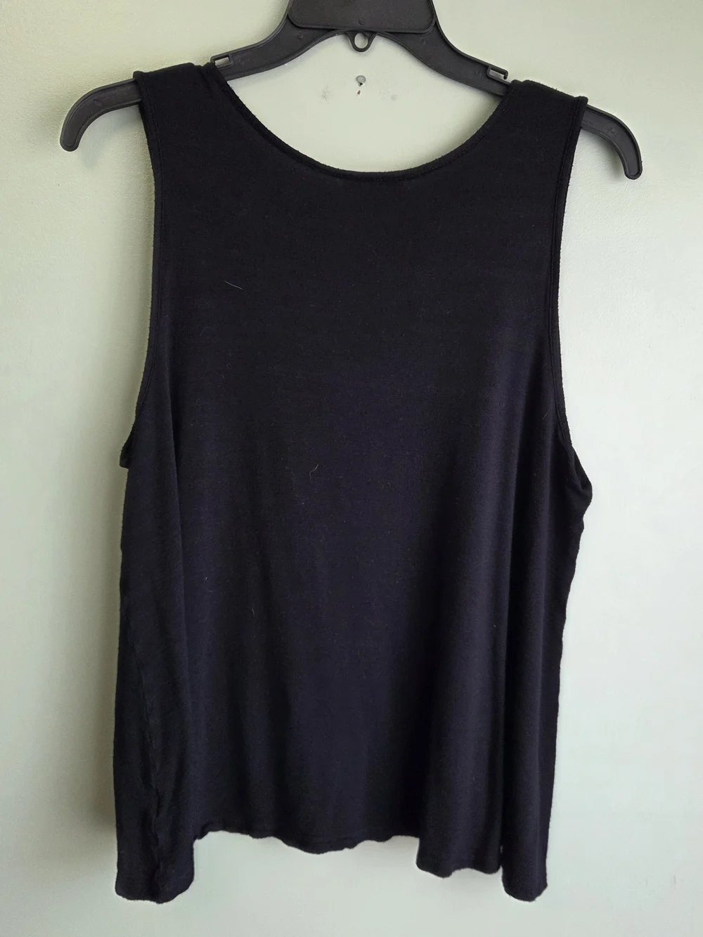 W5 Black Floral Embroidered Tank Top - Picture 6 of 6